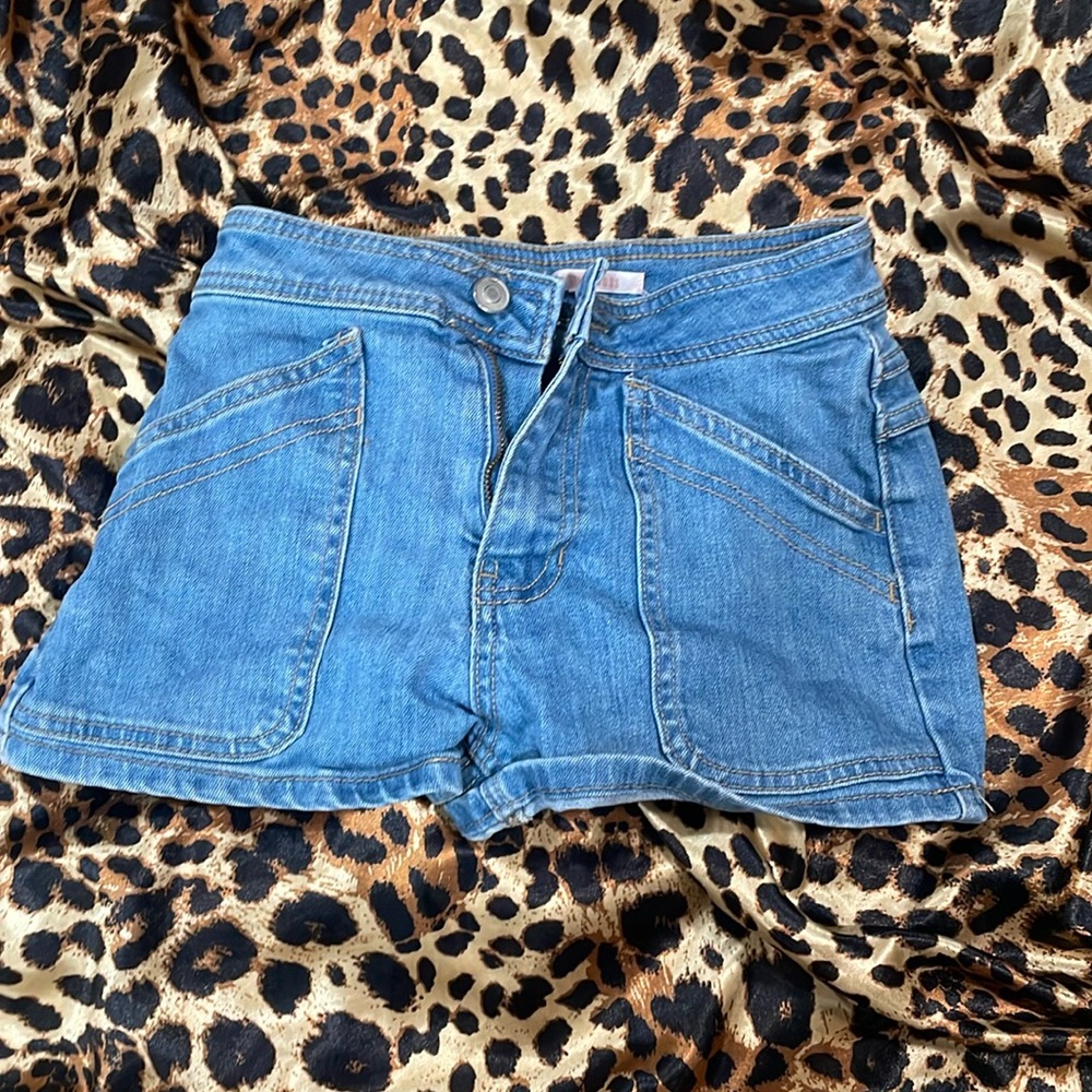 Y2K Blue Denim Shorts
